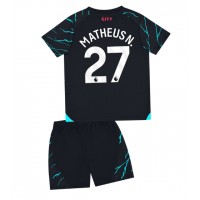 Manchester City Matheus Nunes #27 Rezervni Dres za djecu 2023-24 Kratak Rukav (+ Kratke hlače)